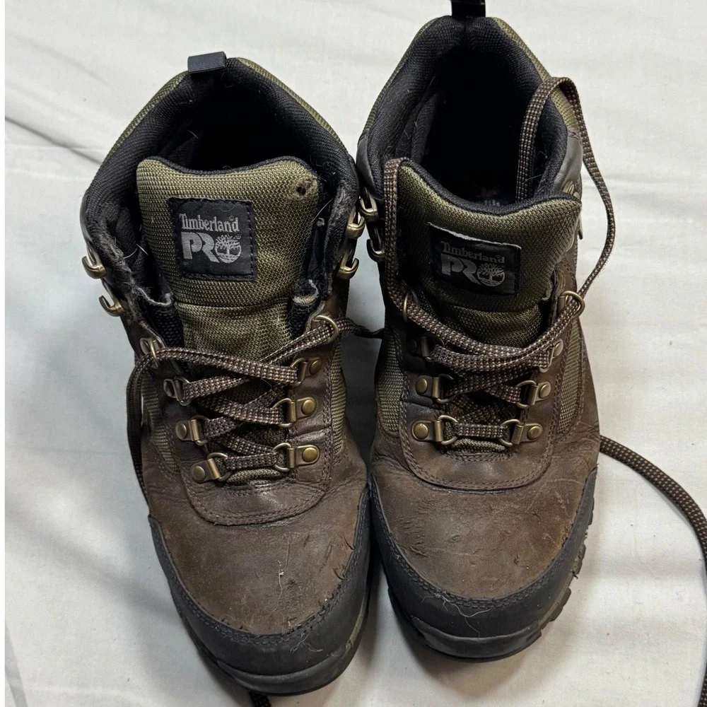 Timberland PRO Keele Ridge 8M Brown Waterproof Composite Work Boots EH SR